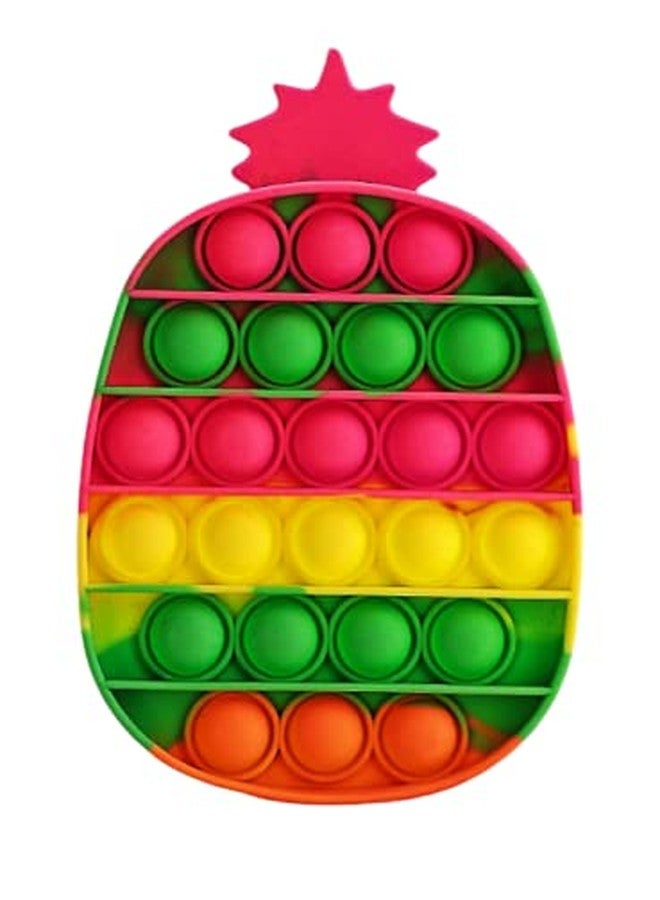 Kidultz Push Pop Silicone Bubble Sensory Fidget Toy Set, Multi-Colour Pop It Toy Relieve Stress Suitable for All Age, Bubble Toy for Kids Popper Sensory Educational Toy (Radium Set of 4) - Image 4